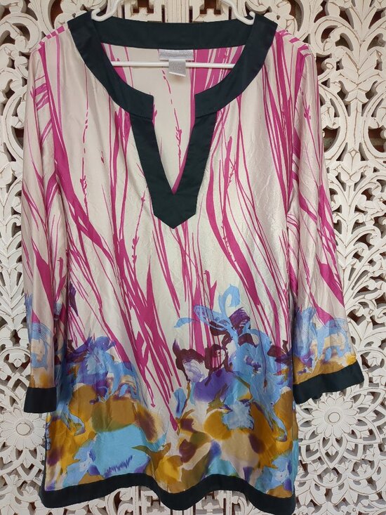 Soft Surroundings Tops - XL Vintage Silk Soft Surroundings Tunic